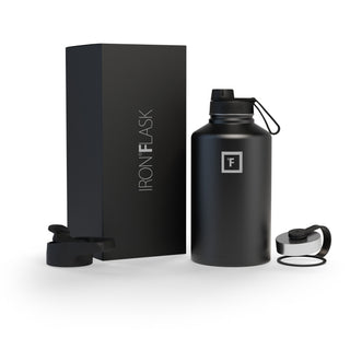 64 Oz Wide Mouth Water Bottle with Spout Lid
