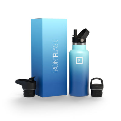 16 Oz Narrow Mouth Water Bottle with Straw Lid