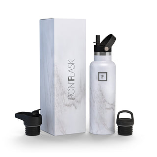 20 Oz Narrow Mouth Water Bottle with Straw Lid
