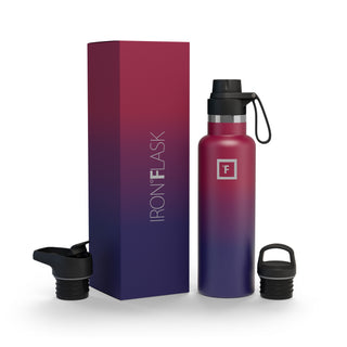 20 Oz Narrow Mouth Water Bottle with Spout Lid