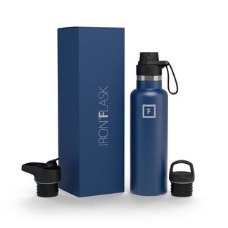 20 Oz Narrow Mouth Water Bottle with Spout Lid