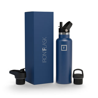 20 Oz Narrow Mouth Water Bottle with Straw Lid