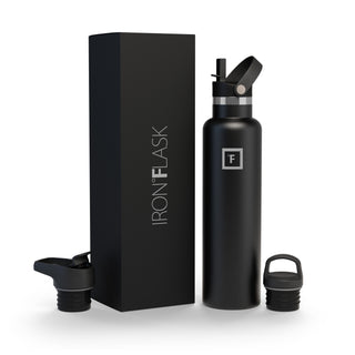 24 Oz Narrow Mouth Water Bottle with Straw Lid