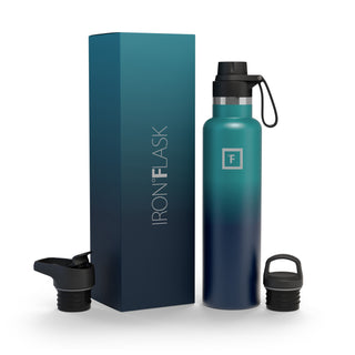 24 Oz Narrow Mouth Water Bottle with Spout Lid