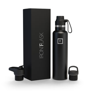 24 Oz Narrow Mouth Water Bottle with Spout Lid