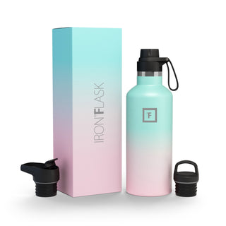 32 Oz Narrow Mouth Water Bottle with Spout Lid
