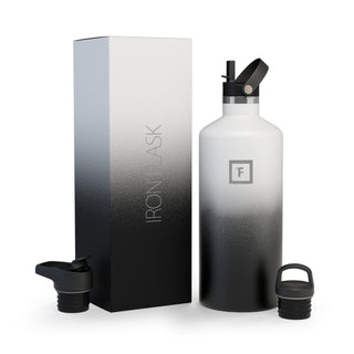 64 Oz Narrow Mouth Water Bottle with Straw Lid