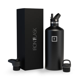 64 Oz Narrow Mouth Water Bottle with Straw Lid